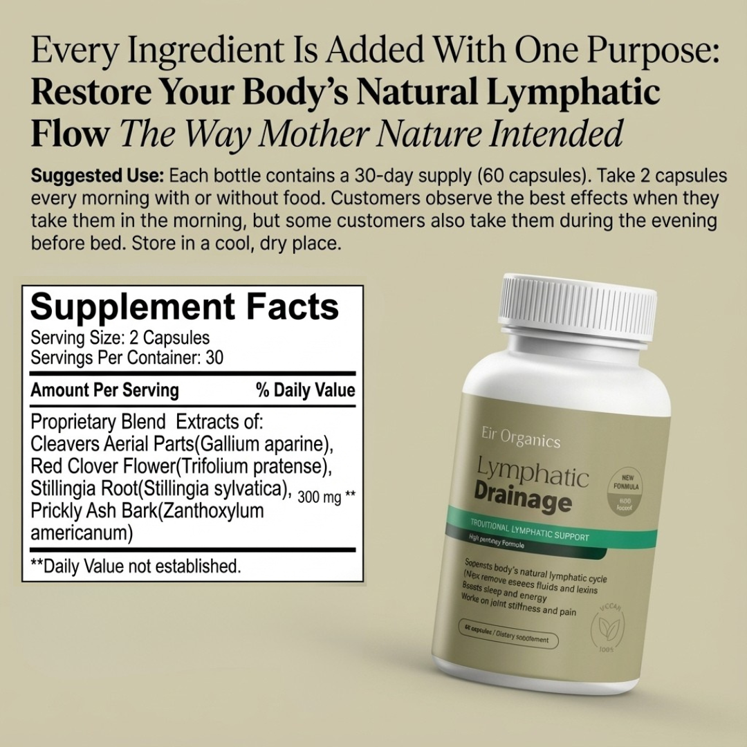 Eir™ Wild-Harvested Lymphatic System Reviver (2 months + 1 month free)